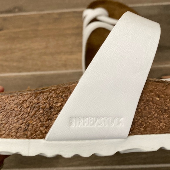 NEW Birkenstock Mayari Sandals White Birkoflor Size 38 / 7 - Picture 9 of 10